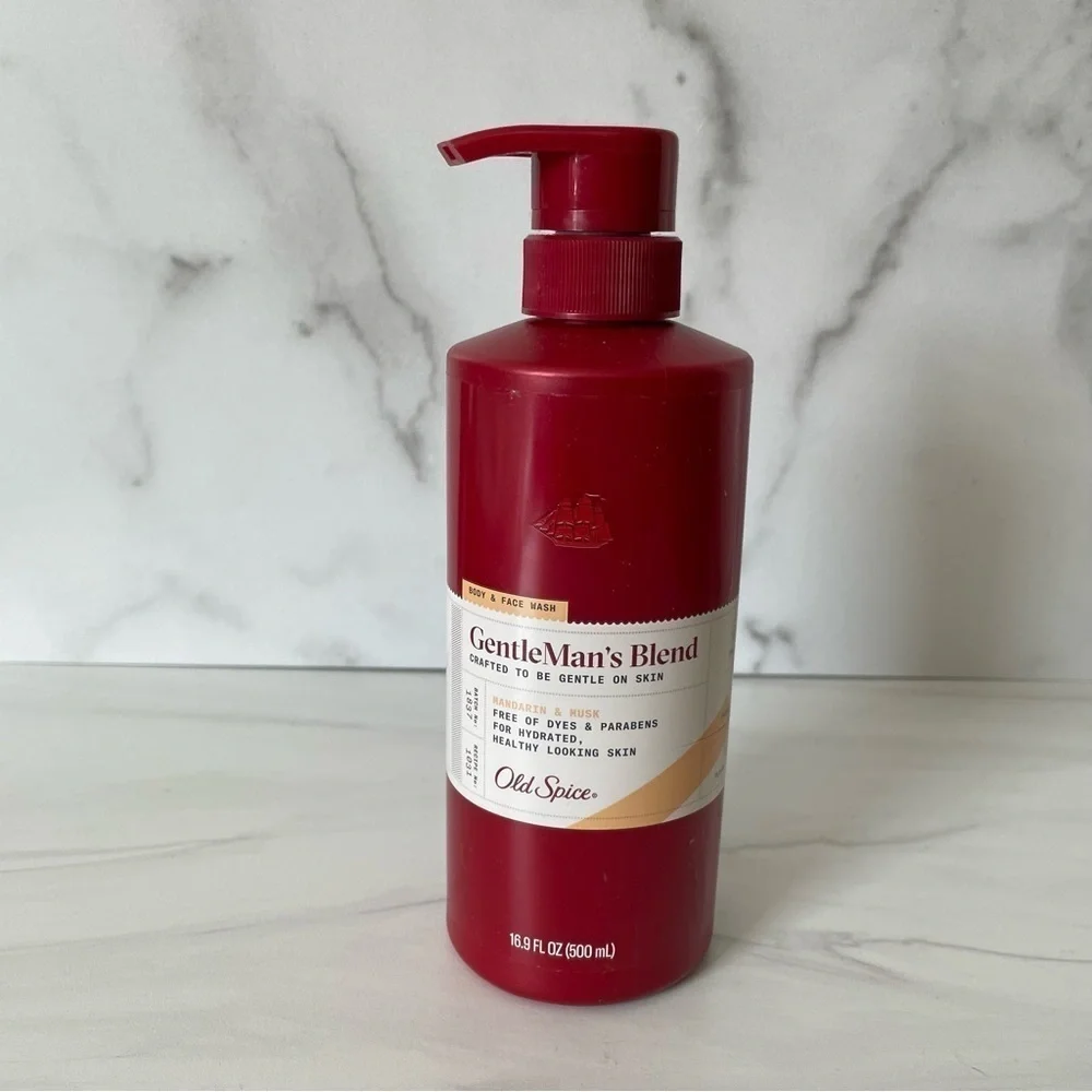 Old Spice GentleMan's Blend Body & Face Wash Mandarin & Musk- 16.9 fl oz